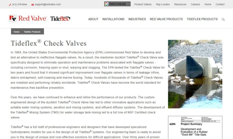 Tideflex Technologies, div. of Red Valve Company